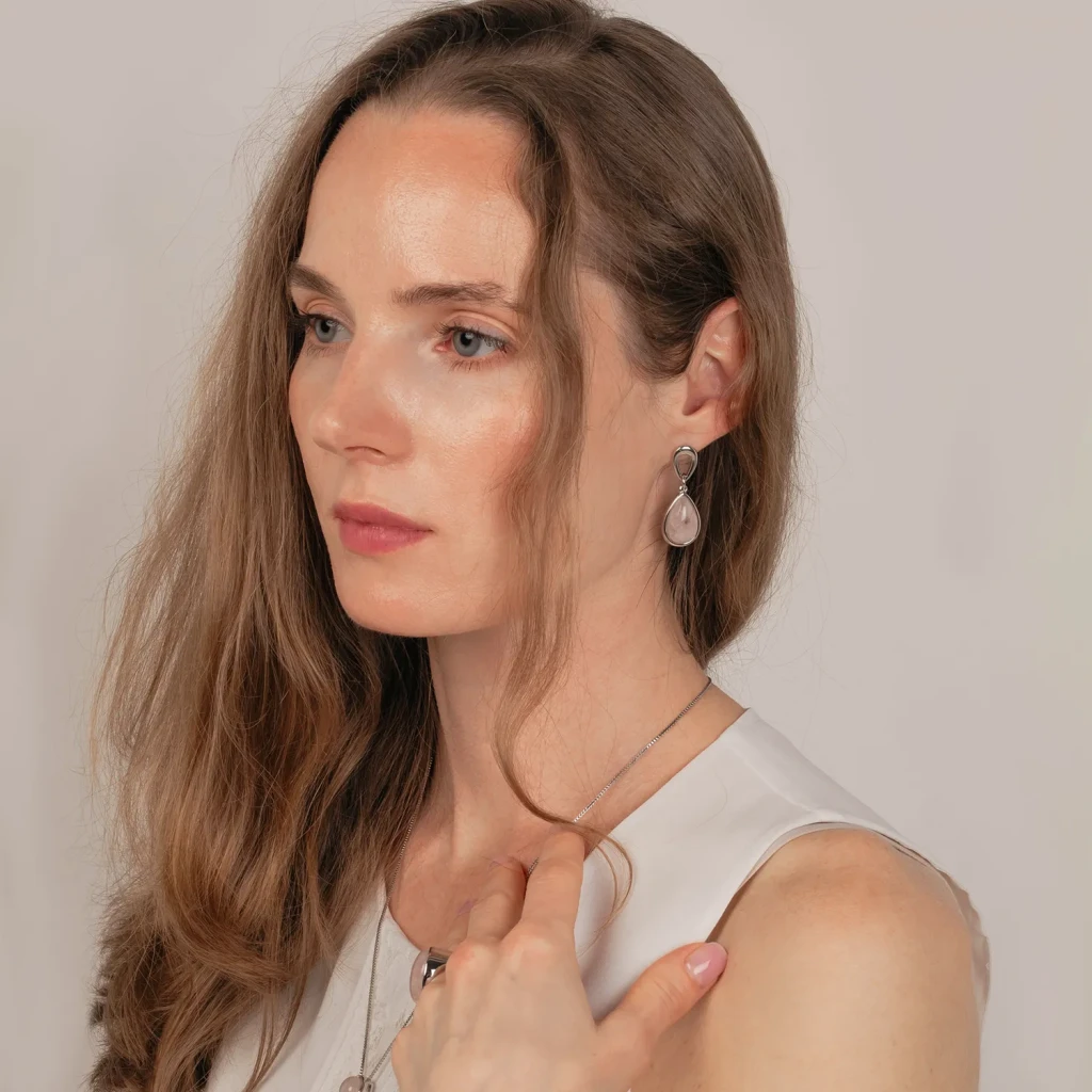 Серьги Possebon Q. Rose A0381.7 S