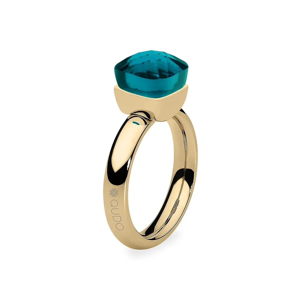 Кольцо Qudo FIRENZE 16.5 (G) Blue Zircon 107001/40-4601 16.5