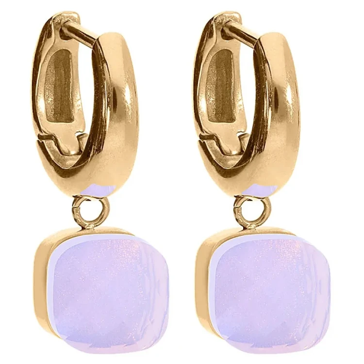 Серьги Qudo FIRENZE (G) Rose Water Opal 107001/20-5909