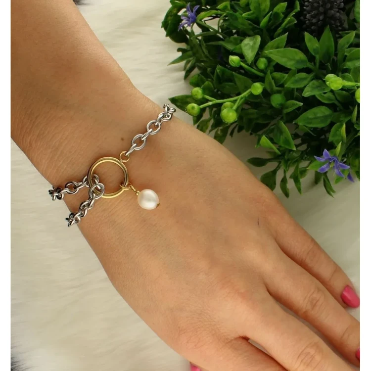 Браслет Coeur de Lion bicolor 1104/30-1426