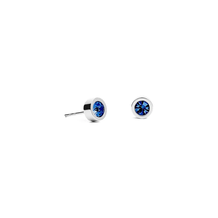 Пусеты Blue Topaz 5х2.5 SWE125 BT S