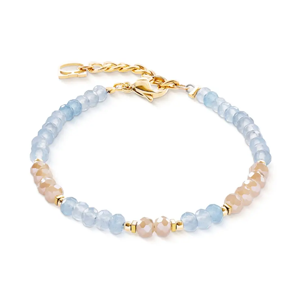 Браслет Coeur de Lion Light Blue-Beige 2043/30-0738