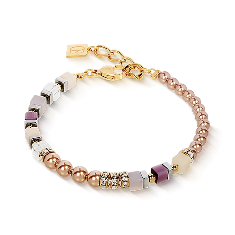 Браслет Coeur de Lion Grey-Purple 4354/30-1208