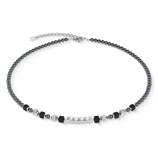 Колье Coeur de Lion Grey-Silver 2106/10-1217