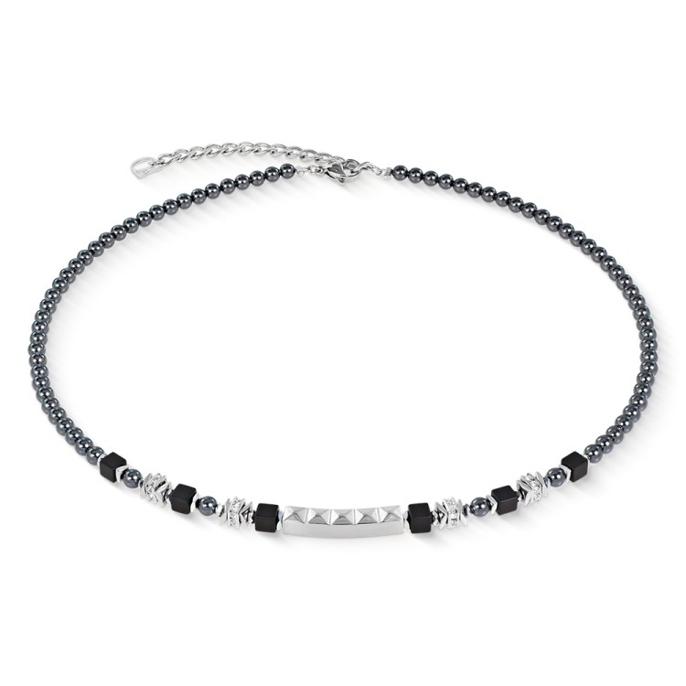 Колье Coeur de Lion Grey-Silver 2106/10-1217