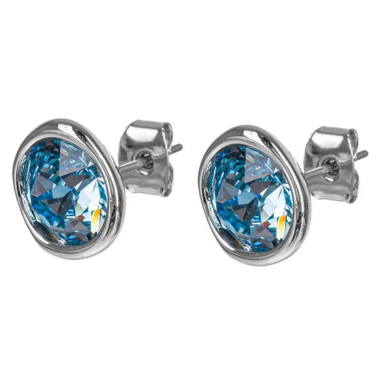 Fiore Luna Пусеты Aquamarine A1909.M22 BL/S