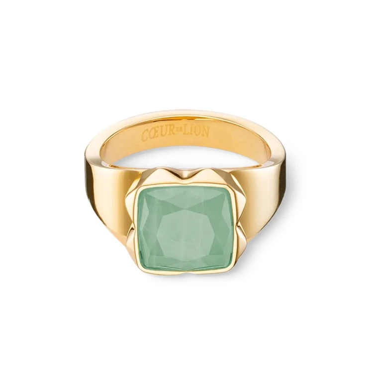 Кольцо Coeur de Lion Green-Gold 1200/40-0516 54