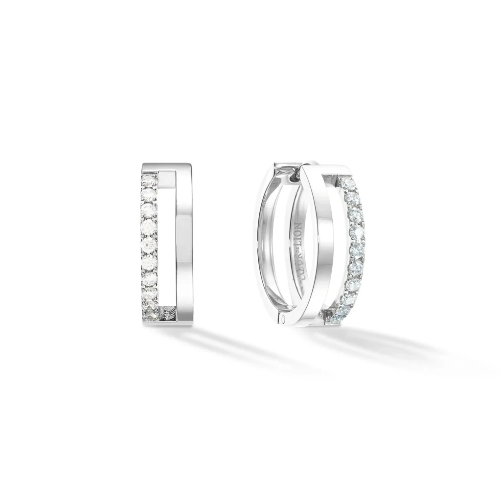 Серьги Coeur de Lion Crystal-Silver 0136/21-1817