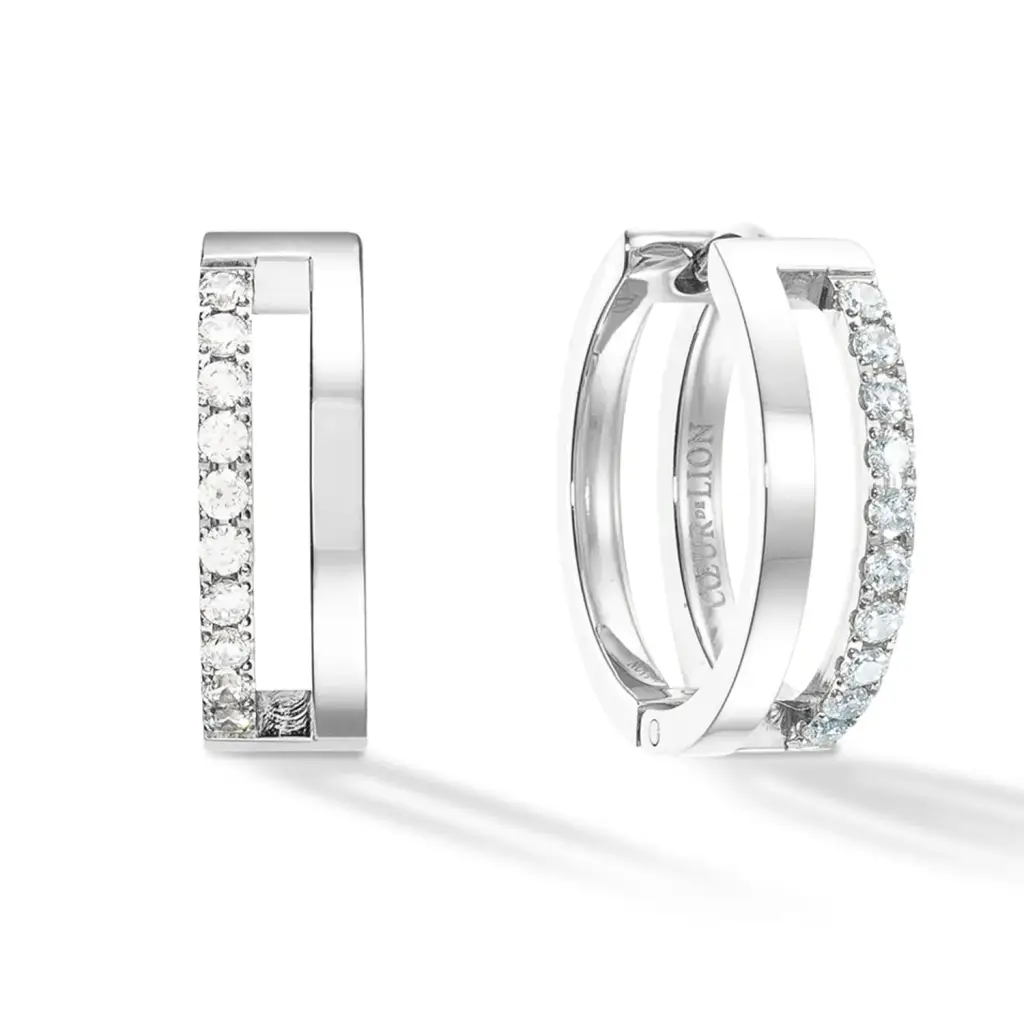 Серьги Coeur de Lion Crystal-Silver 0136/21-1817