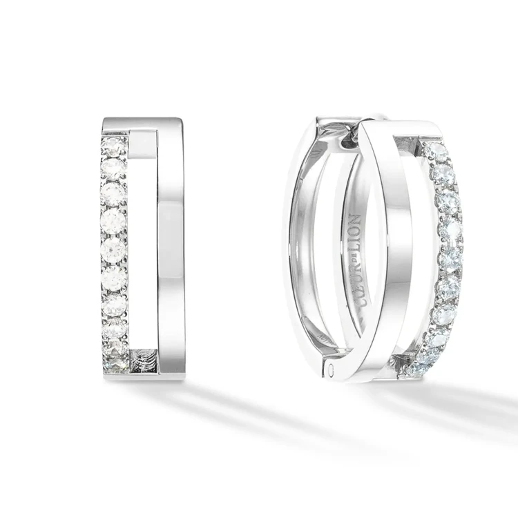 Серьги Coeur de Lion Crystal-Silver 0136/21-1817