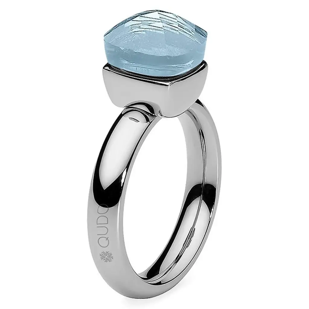 Кольцо Qudo Firenze light hellblau 17.2 мм 611221.1/17.2 BL/S