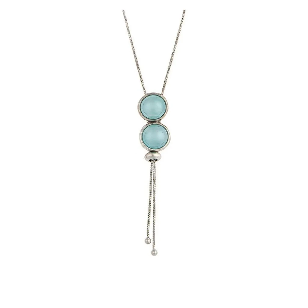 Колье Possebon pearl blue sky agate B1793.21 B/S