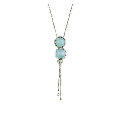 Колье Possebon pearl blue sky agate B1793.21 B/S