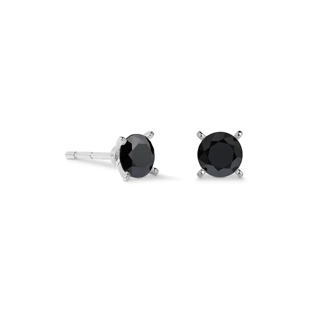 Серьги Coeur de Lion Black-Silver 0207/21-1317