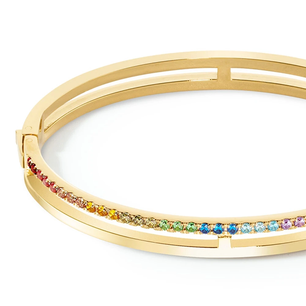 Браслет Coeur de Lion Multicolour Rainbow-Gold 0136/32-1535 17