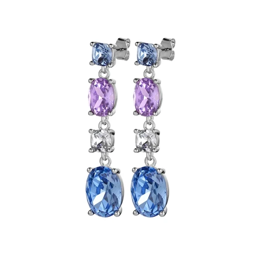 Серьги Dyrberg Kern CORNELIA SS LIGHT BLUE/VIOLET 420075 BL/V/S