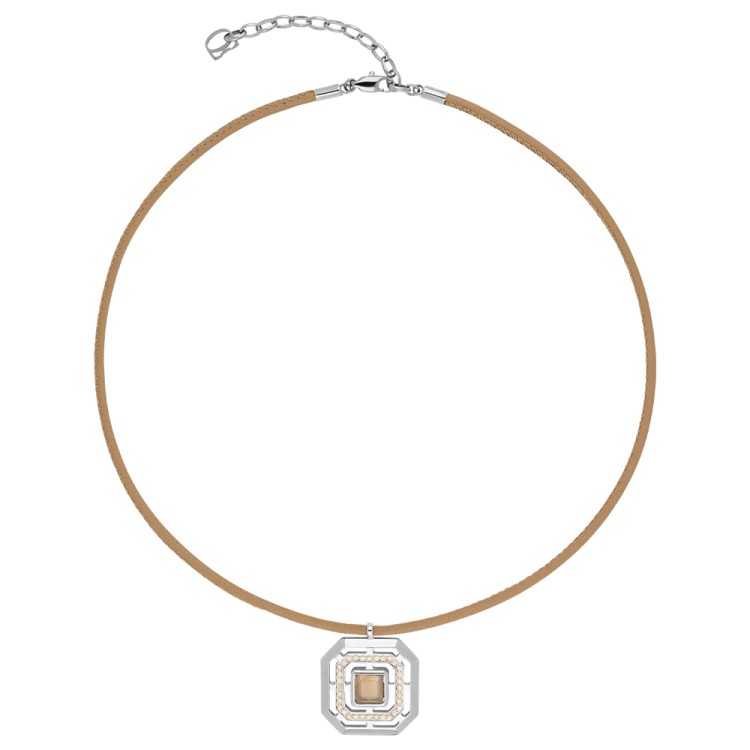 Колье Coeur de Lion Beige-Silver 2065/10-1017