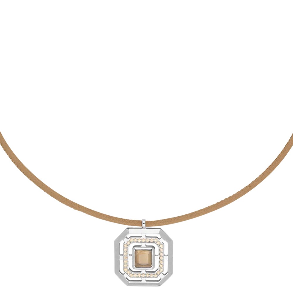 Колье Coeur de Lion Beige-Silver 2065/10-1017