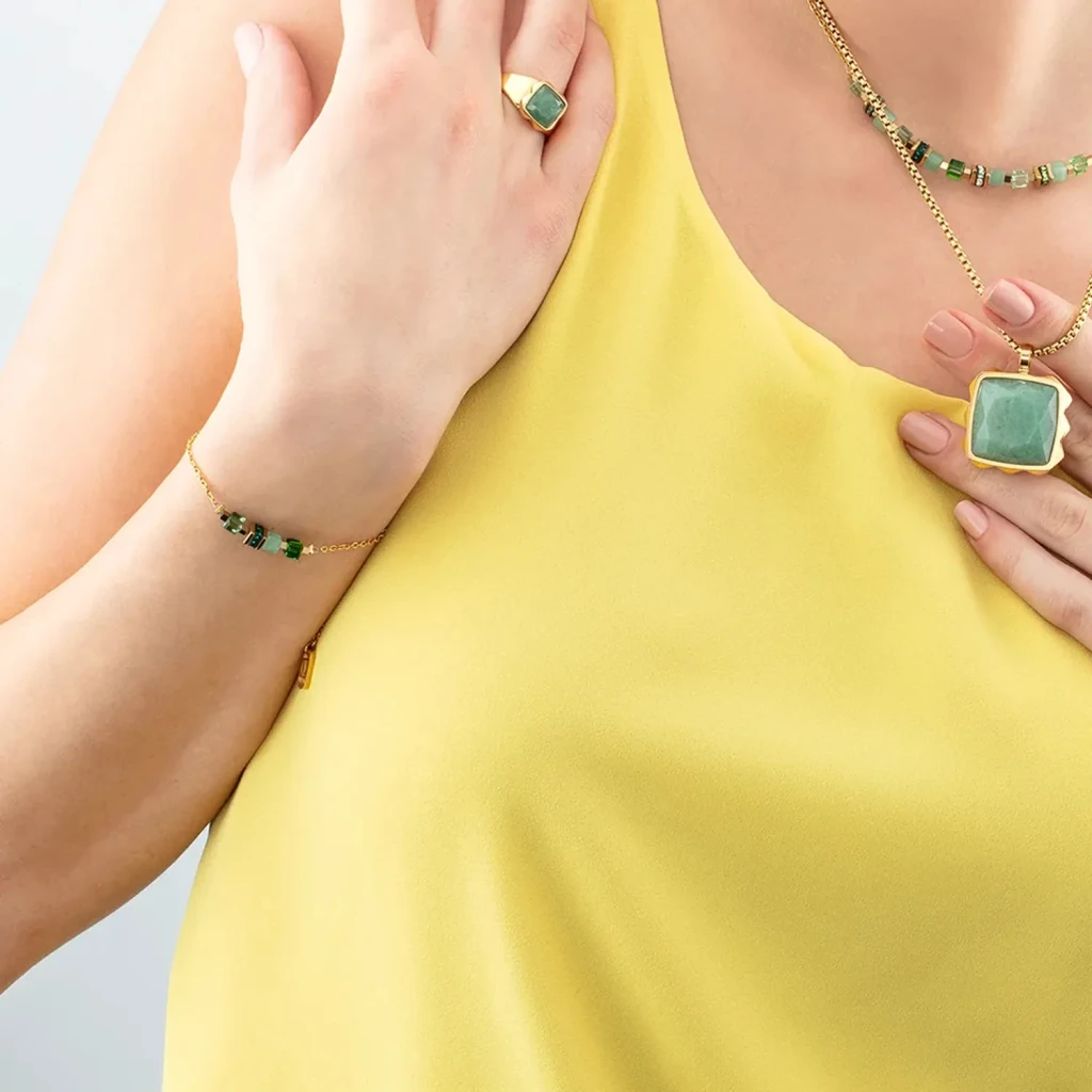 Браслет Coeur de Lion Green-Gold   5076/30-0516
