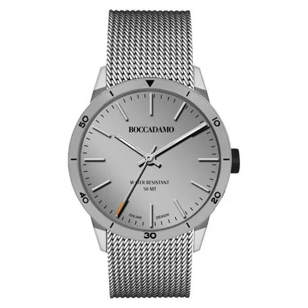Часы мужские Boccadamo Navy Silver NV015 BW/S