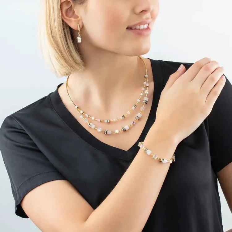 Серьги Coeur de Lion White-Gold 2810/21-1416