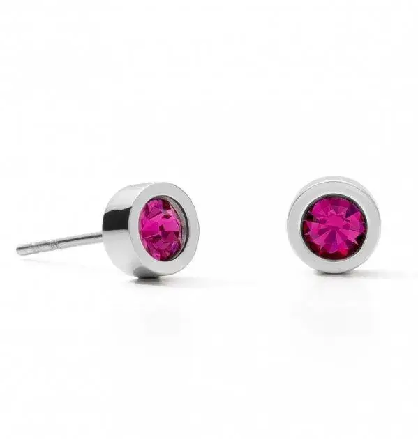 Серьги Coeur de Lion Silver Pink 0228/21-0417