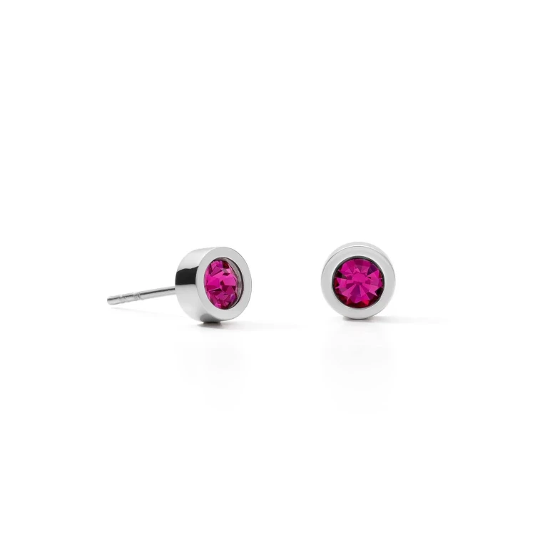 Серьги Coeur de Lion Silver Pink 0228/21-0417