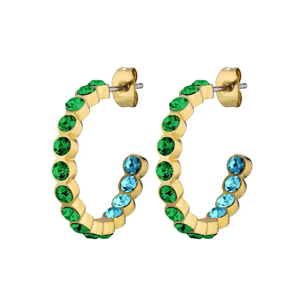 Серьги Dyrberg Kern HOLLY SG GREEN 390107