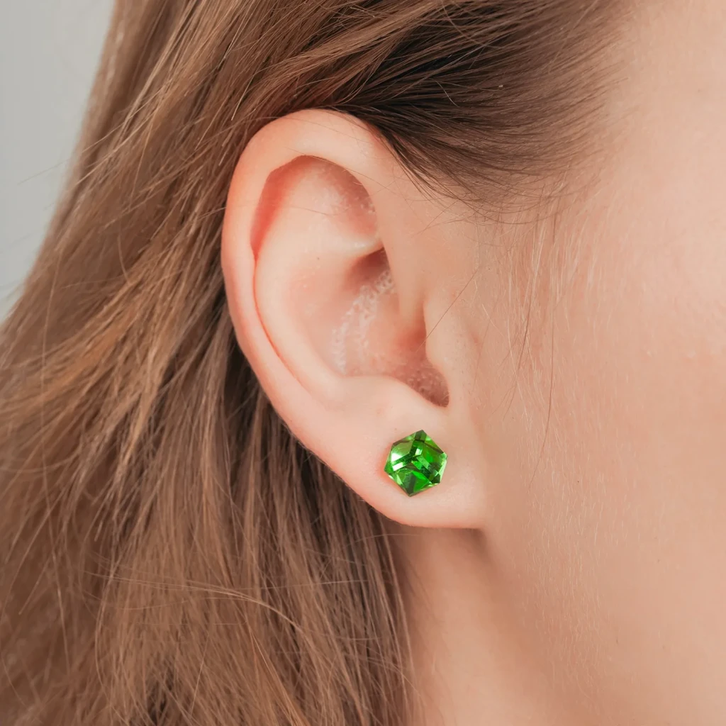 Fiore Luna Пусеты Peridot SWE2127/2 PE S