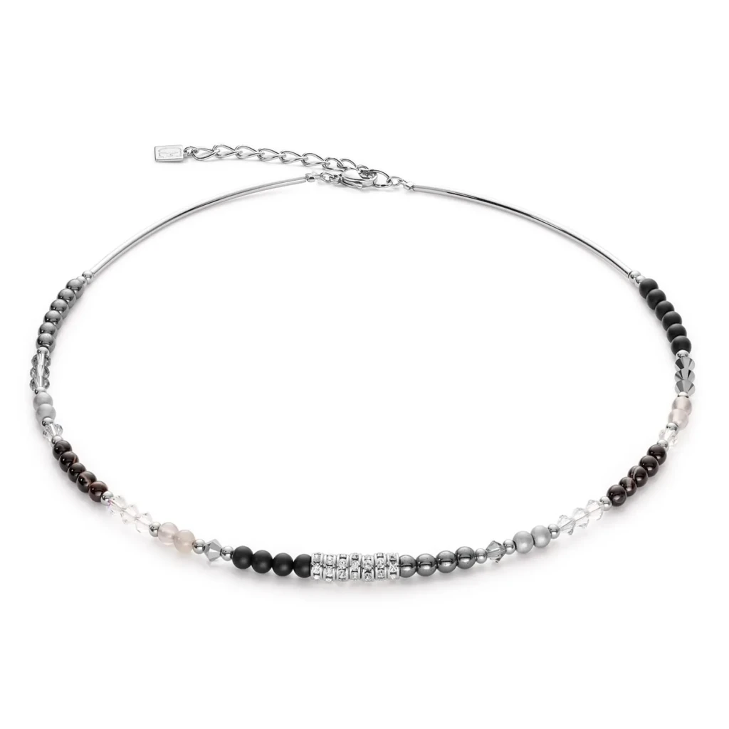 Колье Coeur de Lion Black-Grey 6020/10-1312