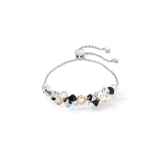 Браслет COEUR DE LION  Black-Crystal 4639/30-1318