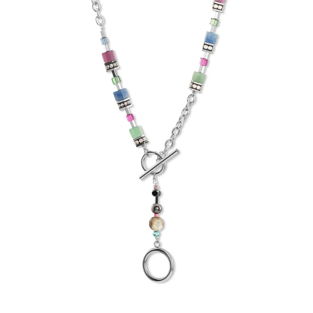 Колье Coeur de Lion Multicolour Gemstone 4709/10-1561