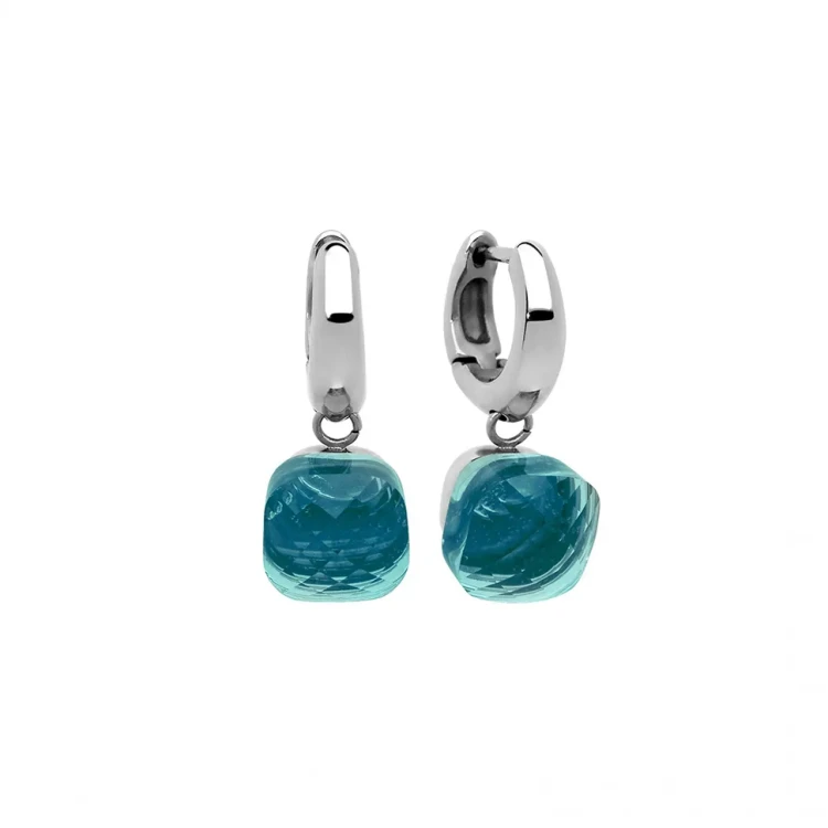 Серьги Qudo Firenze blue apatite 300030 BL/S