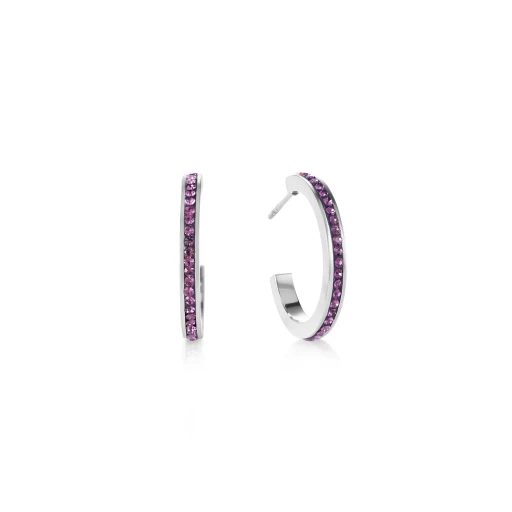 Серьги Coeur de Lion Amethyst-Silver 0139/21-0843
