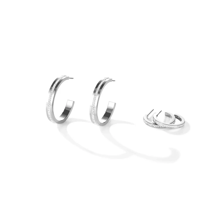 Серьги Coeur de Lion Crystal-Silver 0139/21-1817