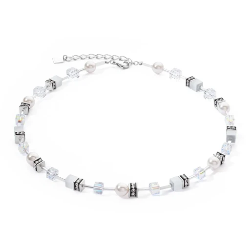 Колье Coeur de Lion White-Silver 4081/10-1417