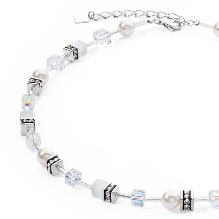Колье Coeur de Lion White-Silver 4081/10-1417