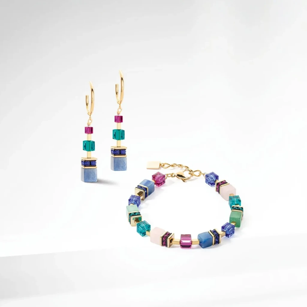 Комплект Coeur de Lion Multicolour Gemstone 3039/21-30 1561