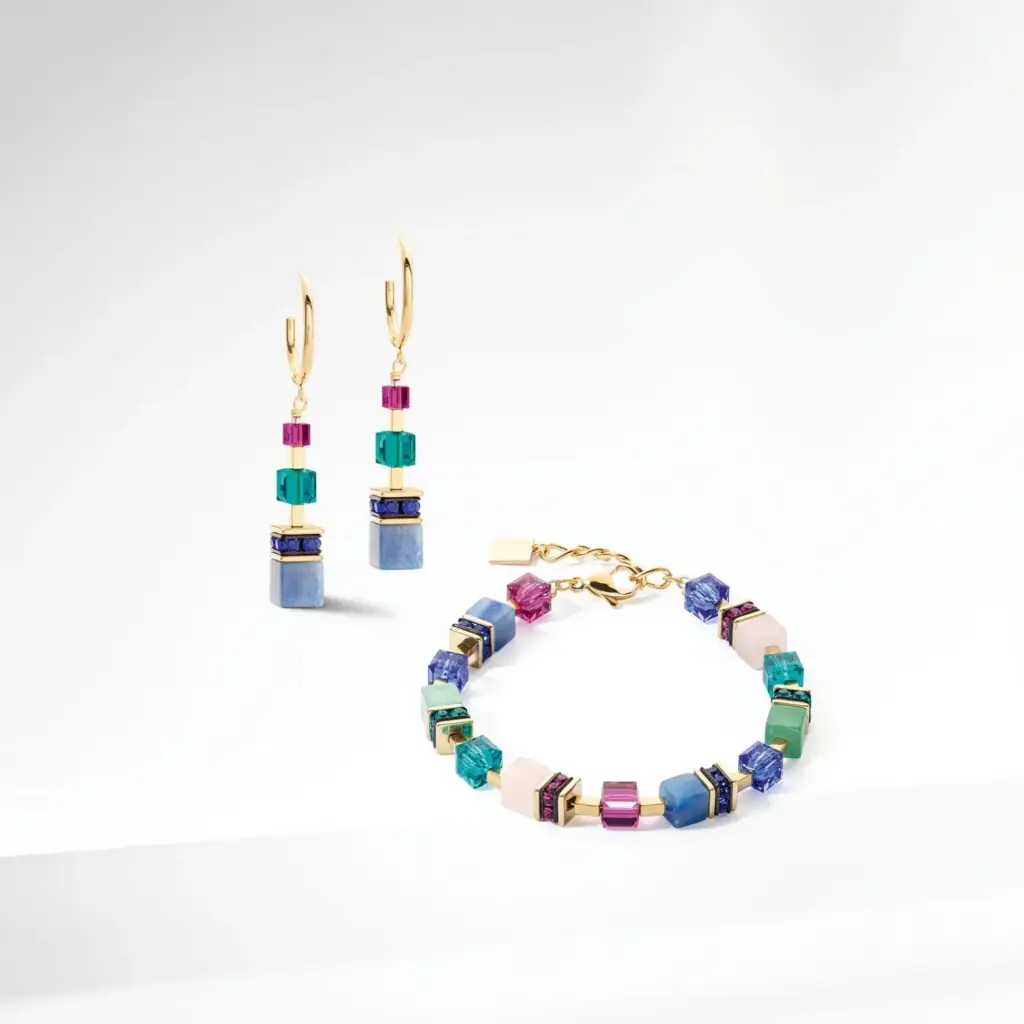 Комплект Coeur de Lion Multicolour Gemstone 3039/21-30 1561 