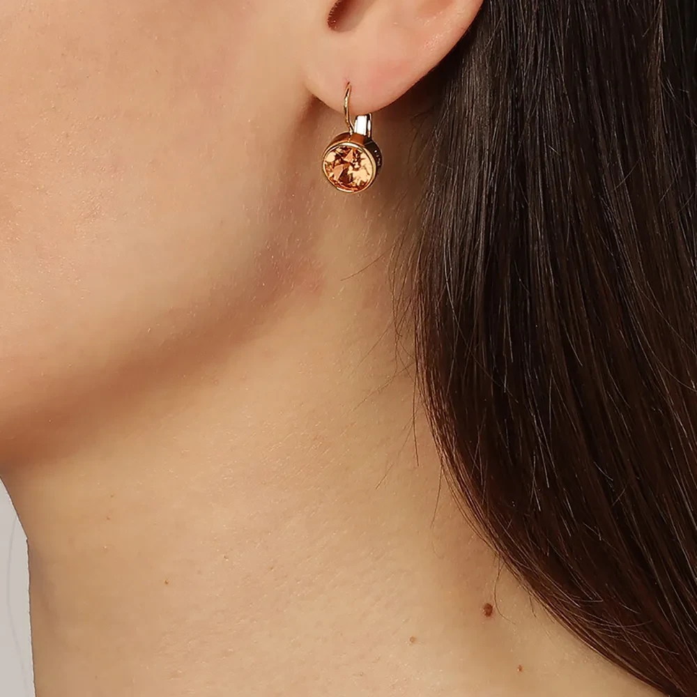 Серьги Dyrberg Kern LOUISE SG PEACH 420014 R/G