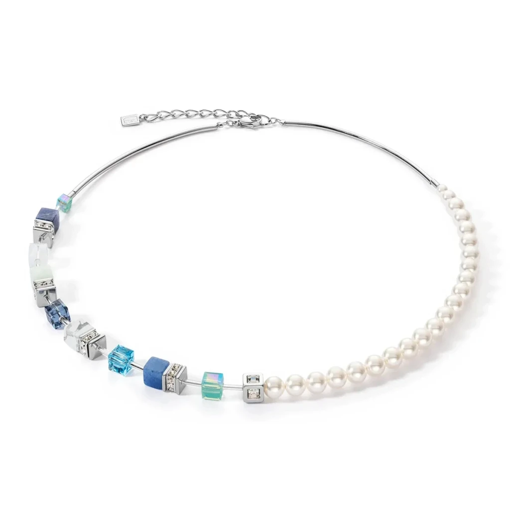 Колье Coeur de Lion  Blue-aqua 5086/10-0737