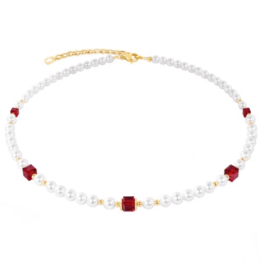 Колье Coeur de Lion Dark Red 2110/10-0321