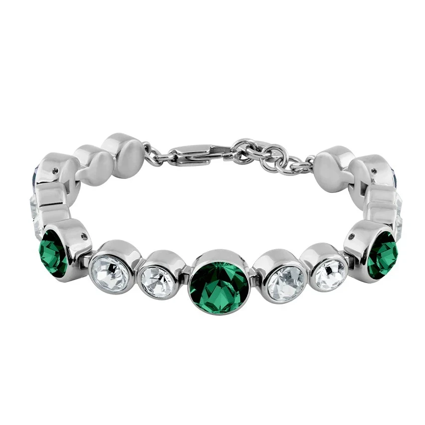 Браслет Dyrberg Kern CALICE SS EMERALD GREEN / CRYSTAL 430168