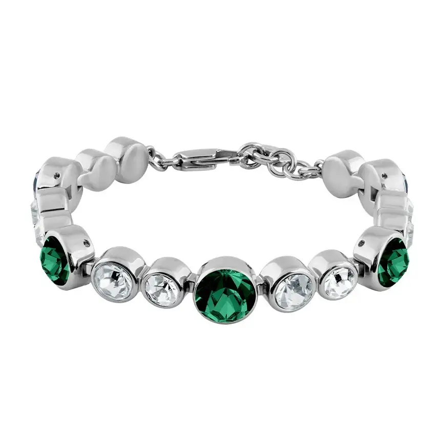 Браслет Dyrberg Kern CALICE SS EMERALD GREEN / CRYSTAL 430168
