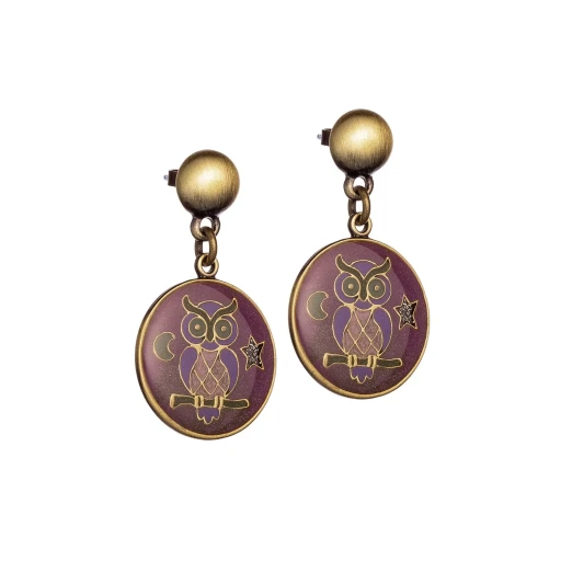 Серьги Clara Bijoux Сова A35533-23 V