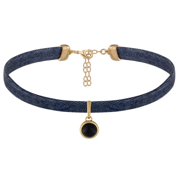 Колье Possebon blue aventurine B0113.23 B/G