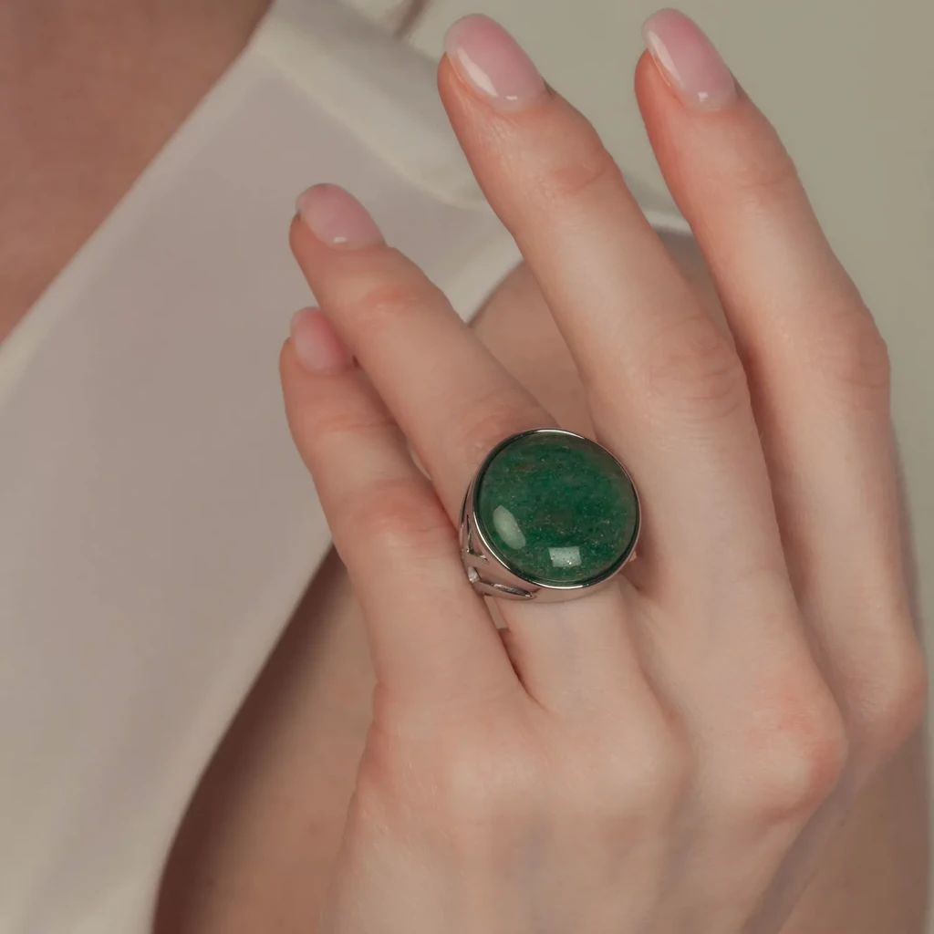 Кольцо Possebon Q.Verde K0117.17 14 S