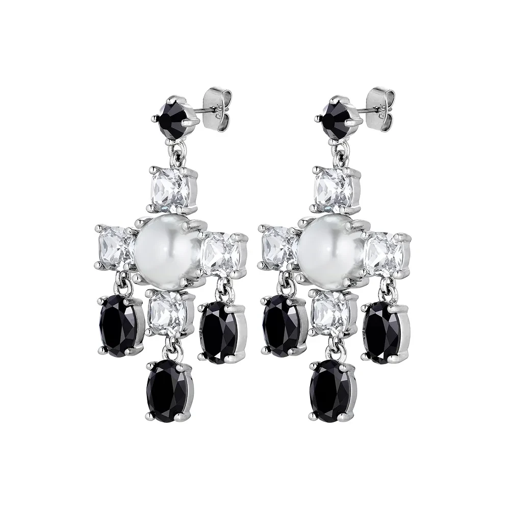 Серьги Dyrberg Kern LEONORA SS CRYSTAL / BLACK 430074