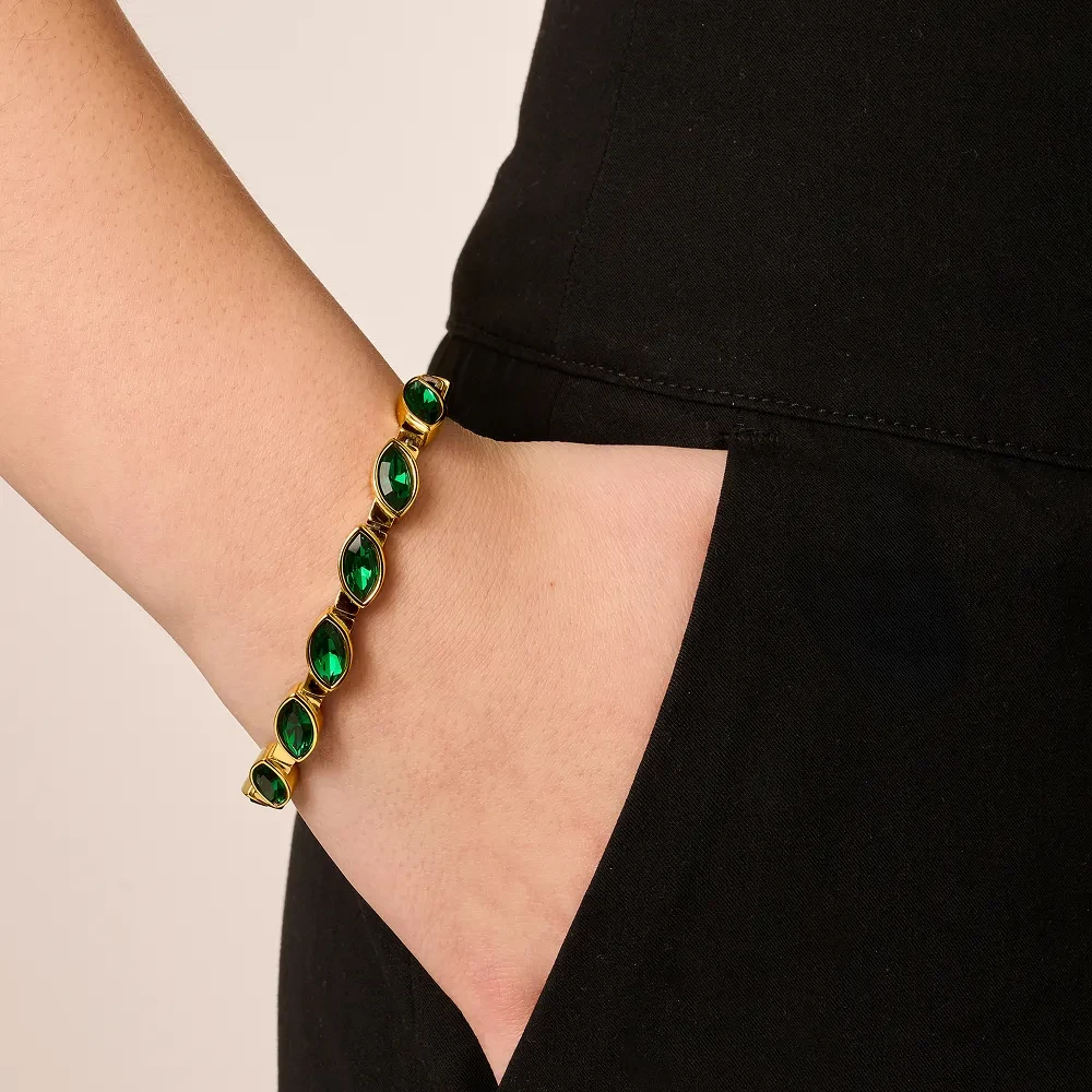 Браслет Dyrberg Kern CELTIS SG EMERALD GREEN 470047