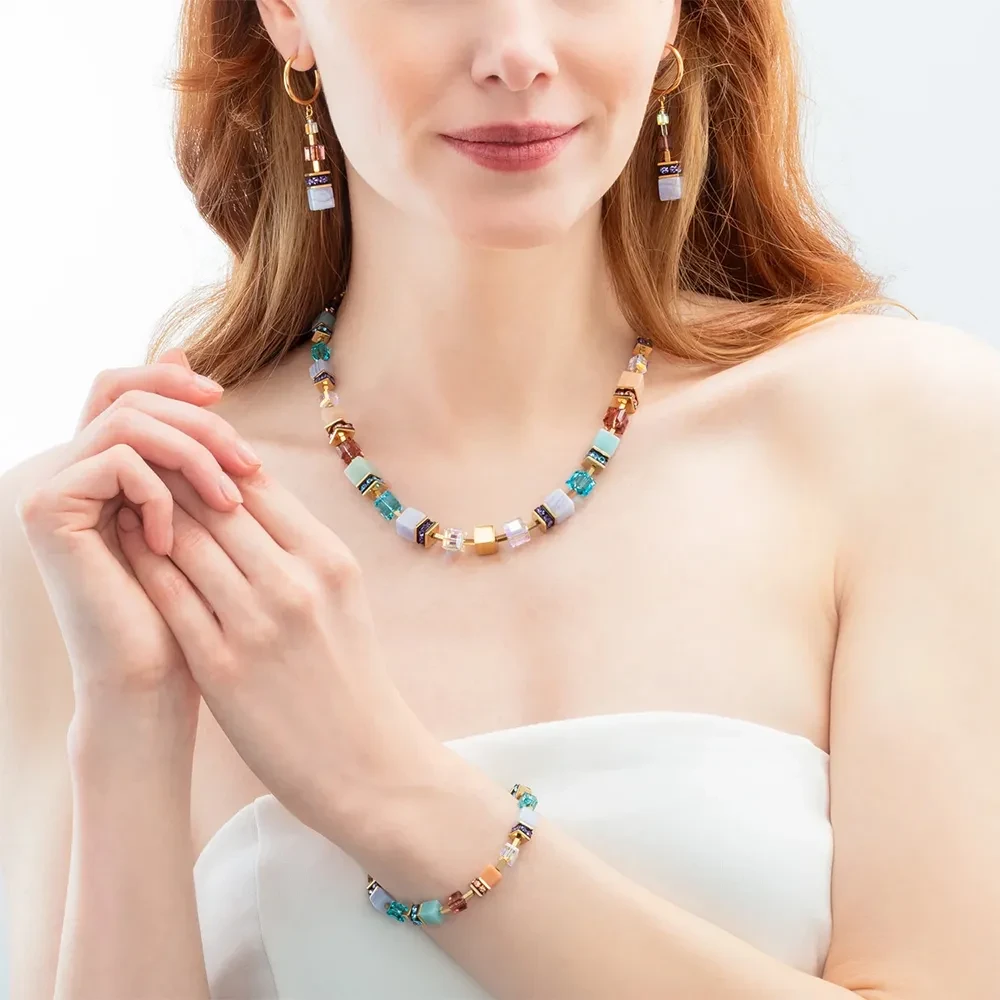 Серьги Coeur de Lion Multicolour Art Nouveau 3039/21-1578